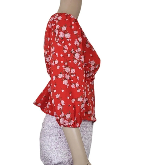 Sage the Label Floral Printed Blouse Top - Picture 8 of 12